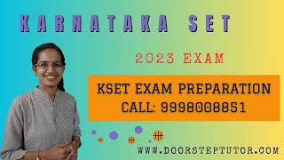 KSET November 2023 Karnataka SET How to Prepare Dr Manishika Jain ugcnet kset kset2023 [upl. by Inesita]