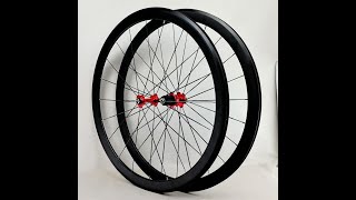 2021 PASAK 40mm clincher high profile road bike wheelset 700c [upl. by Nodle]