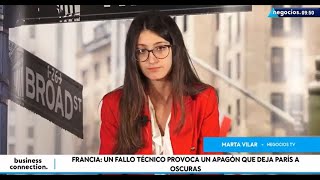 Apagón sorpresa en París durante 45 minutos por un quotfallo técnicoquot [upl. by Claire]