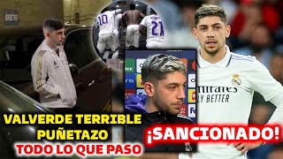 🚨EL TERRIBLE PUÑETAZO DE FEDE VALVERDE a ALEX BAENA jugador del VILLARREAL  TODOS LO QUE PASO [upl. by Mazlack]