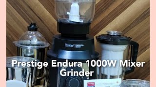 Prestige Endura 1000W Mixer Usage and Review  Prestige Endura Mixer [upl. by Brosine]