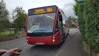 Tynedale Links 684 to Hexham  Go North East 5379  NL63 YAE [upl. by Atnovart382]