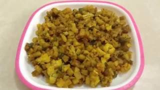 Aloo gobi ki sabzi in microwave in a Healthy way in hindi  Home Style Gobi Aloo [upl. by Ocsinarf127]