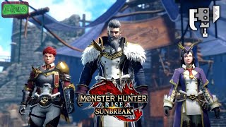 Monster Hunter Rise Sunbreak  Ice Wolf Red Moon  Lunagaron  Master Rank  E27 [upl. by Hebbe]