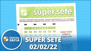 Resultado da Super Sete  Concurso nº 203  02022022 [upl. by Stephani]