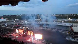 Chuckwagon race Calgary Stampede 2024 and concert [upl. by Rabka]