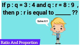 If pq34 and qr89 then pr is equal to  Ratio and Proportion Questions  CBSE  ICSE  SSC [upl. by Deibel376]