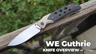 WE Guthrie Folding Knife  5Minute Review  Atlantic Knife [upl. by Annenn]