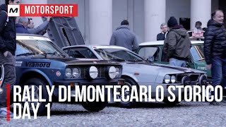 RALLY MONTECARLO STORICO 2020  Partenza da Milano [upl. by Notlehs]