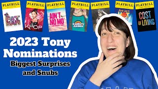 2023 Tony Nominations Surprises and Snubs  Inside the nominations for Broadways biggest awards [upl. by Dallas704]