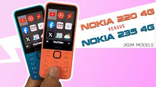 Nokia 220 4G vs Nokia 235 4G 2024 comparison  Nokia 2024 phone comparison [upl. by Mauricio379]