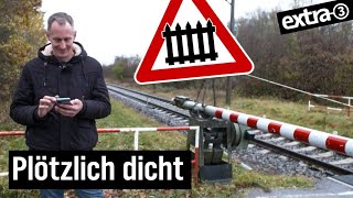 Realer Irrsinn Gesperrter Bahnübergang in Weichering  extra 3  NDR [upl. by Badr]