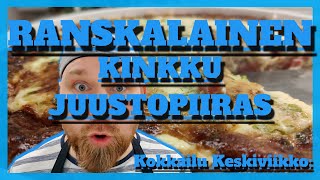 Ranskalainen KinkkuJuustopiirakka resepti [upl. by Eniawed]