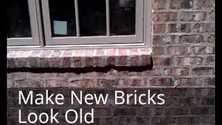 Bills Construction Tip Make your new bricks look old [upl. by Ayekahs47]