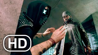 Aiden Pearce Meets Wrench Scene 4K ULTRA HD  Watch Dogs Legion Bloodline Cinematic [upl. by Enelear]