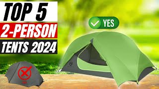 Top 5 Best 2 Person Tents for Camping amp Backpacking 2024 [upl. by Manara]