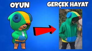 BRAWL STARS KARAKTERLERİN GERÇEK HAYATTAKİ HALLERİ [upl. by Atneciv]