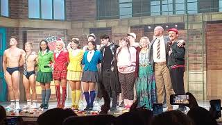 heathers tour closing night bows  speech [upl. by Marvella256]