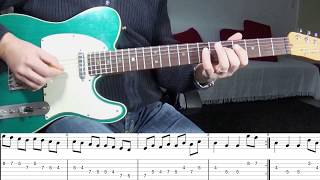 Sailors Hornpipe GuitarCover  EGitarre Version mit Tabs und Chords [upl. by Eyeleen]