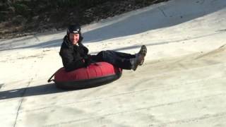 Tubing at Norwich Ski Centre [upl. by Yreffej524]