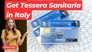 How to apply Tessera sanitaria in Italy  Get Italian Health Card [upl. by Cristine]