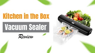 Kitchen in the box Vacuum Sealer  Review [upl. by Reste402]