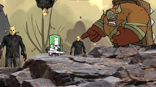 Castle Crashers handicapped locked level 1 insane mode part 1 [upl. by Bathesda]