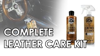 Leather Cleaner amp Conditioner Complete Leather Kit Chemical Guys Car Care [upl. by Violeta]