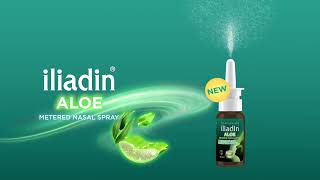 NEW iliadin® Aloe Metered Nasal Spray with Added Aloe Vera [upl. by Odlanra]