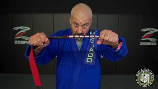 How To Tie Your Brazilian Jiu Jitsu Belt [upl. by Amethist778]