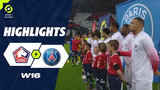 LOSC LILLE  PARIS SAINTGERMAIN 1  1  Highlights  LOSC  PSG  20232024 [upl. by Eilsel]