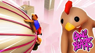 WER HÄLT SICH AM LÄNGSTEN ✿ GANG BEASTS DeutschHD [upl. by Astred]