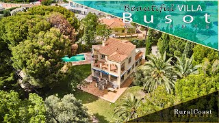 Magnificent villa with 4 bedrooms pool garage and beautiful 2383m² garden in Busot Ref 3923 [upl. by Attenaej560]