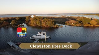 Clewiston Free Dock Okeechobee Route Aerial on the Great Loop [upl. by Lubet]