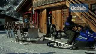 Rodeln in Obertauern  Rodelbahn Gnadenalm [upl. by Neelehtak]