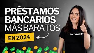 5 Préstamos Personales Bancarios con INTERESES BAJOS [upl. by Hewes]