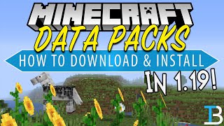 How To Download amp Install Data Packs in Minecraft 119 [upl. by Timothea]