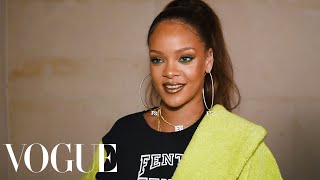 Rihanna’s Fenty x Puma Takes the Fashion Crowd Back to School  Paris Fashion Week Fall 2017 [upl. by Naylor]