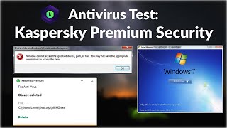 Antivirus Test Kaspersky Premium Security [upl. by Ahtamas444]