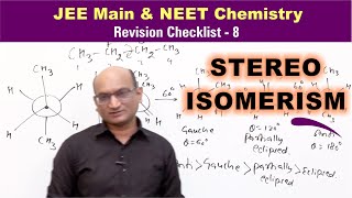 Stereo Isomerism  Revision Checklist 8 for JEE amp NEET Chemistry [upl. by Ardnyk915]