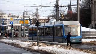 Straßenbahn Chemnitz  Impressionen Dezember 2012 [upl. by Alyos]