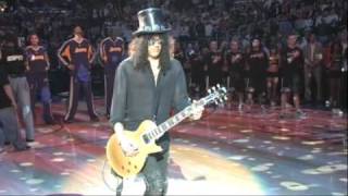 Slash plays the National Anthem [upl. by Kazim]