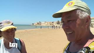 Le spiagge della Sicilia sudorientale al TG1  Sampieri e Santa Maria del Focallo 150522 [upl. by Batha552]