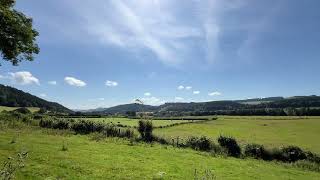 The Teme Valley seen from near Stowe England near Knighton Wales [upl. by Atinet]