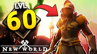 New World Guide How to Level Up FAST as a Beginner Fastest Leveling XP Farm [upl. by Tedi165]