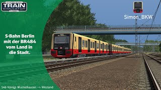 S46 von Königs Wusterhausen nach Westend  SBahn Berlin BR484  Train Simulator Classic [upl. by Neros]