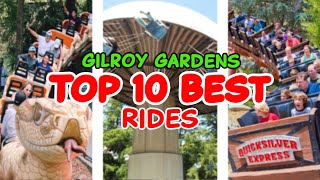 Top 10 rides at Gilroy Gardens  Gilroy California  2022 [upl. by Staffan]