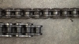 Splitting Motorcycle Chain Without A Splitter [upl. by Elwin104]