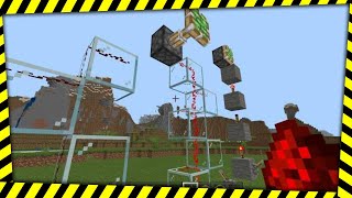 Minecraft  2 Best Ways to Send a Redstone Signal Vertically [upl. by Aanas]