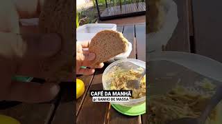 CAFÉ DA MANHÃ PRA GANHAR MASSA MUSCULAR  ECTOMORFO HIPERTROFIA [upl. by Rhody]